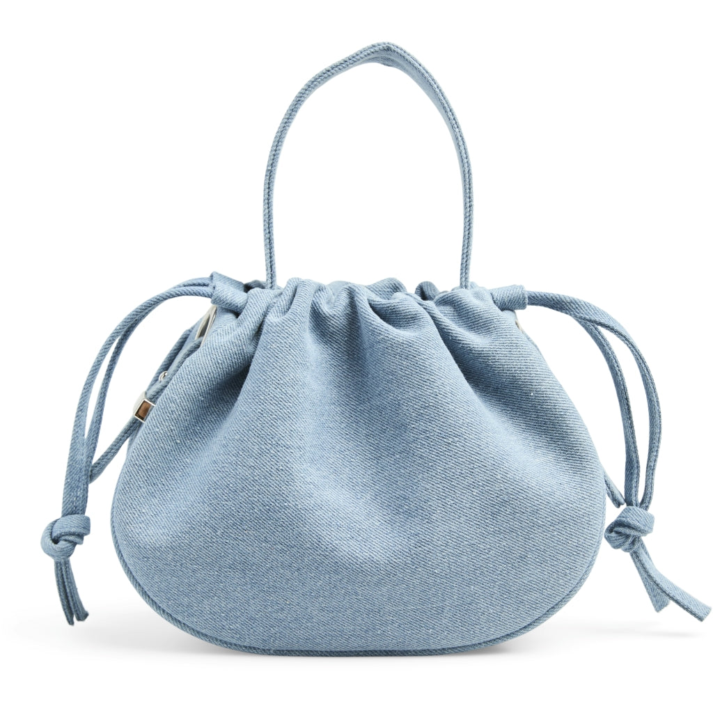 PIECES dame taske PCBALLOON  Light Blue Denim Silver