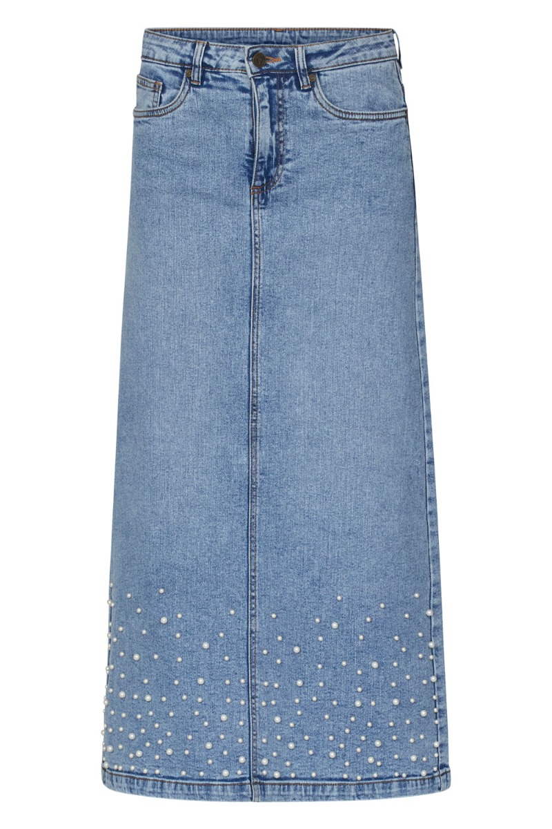 Sisters Point  Nederdel  Olia Skirt  Blue UsedPearls