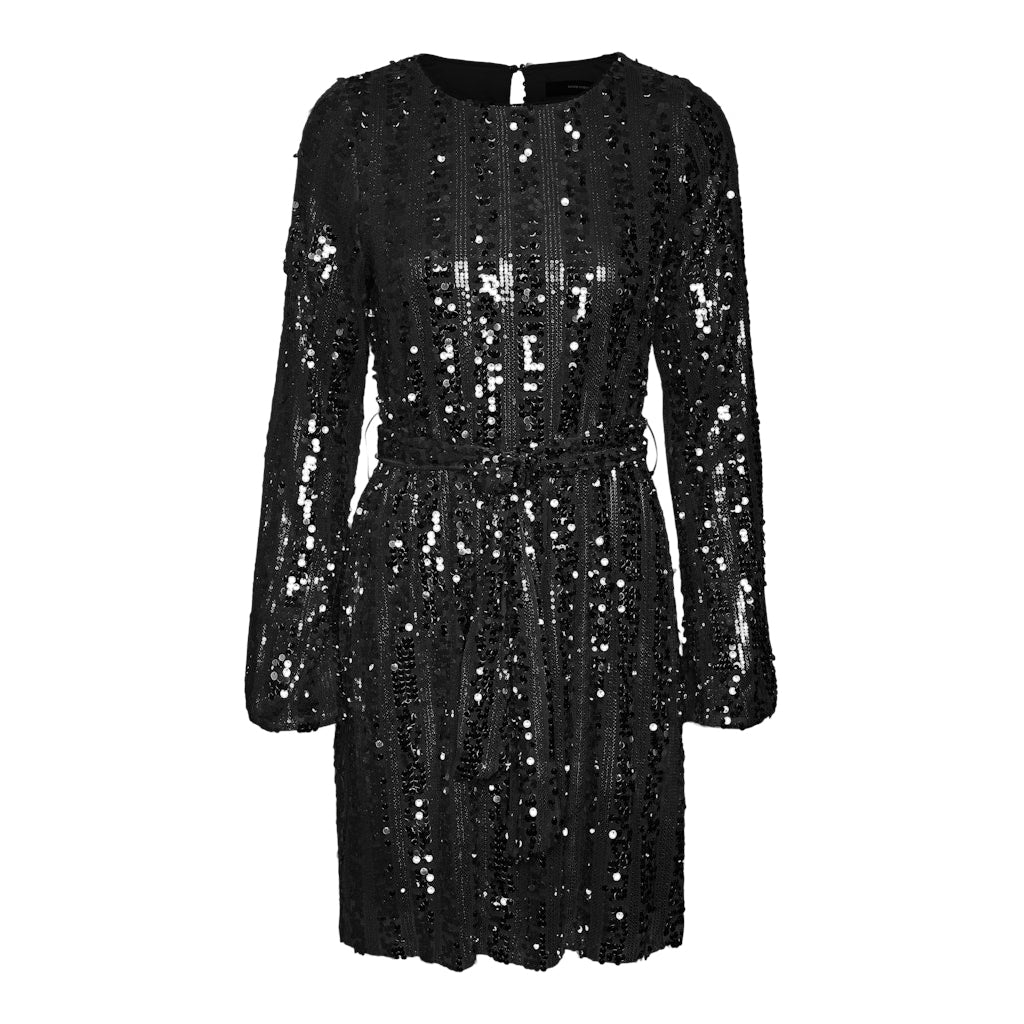 VERO MODA dame kjole VMEFA  Black Black sequins