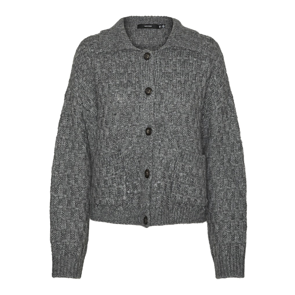 VERO MODA dame strik VMCARLIE  Medium grey melange