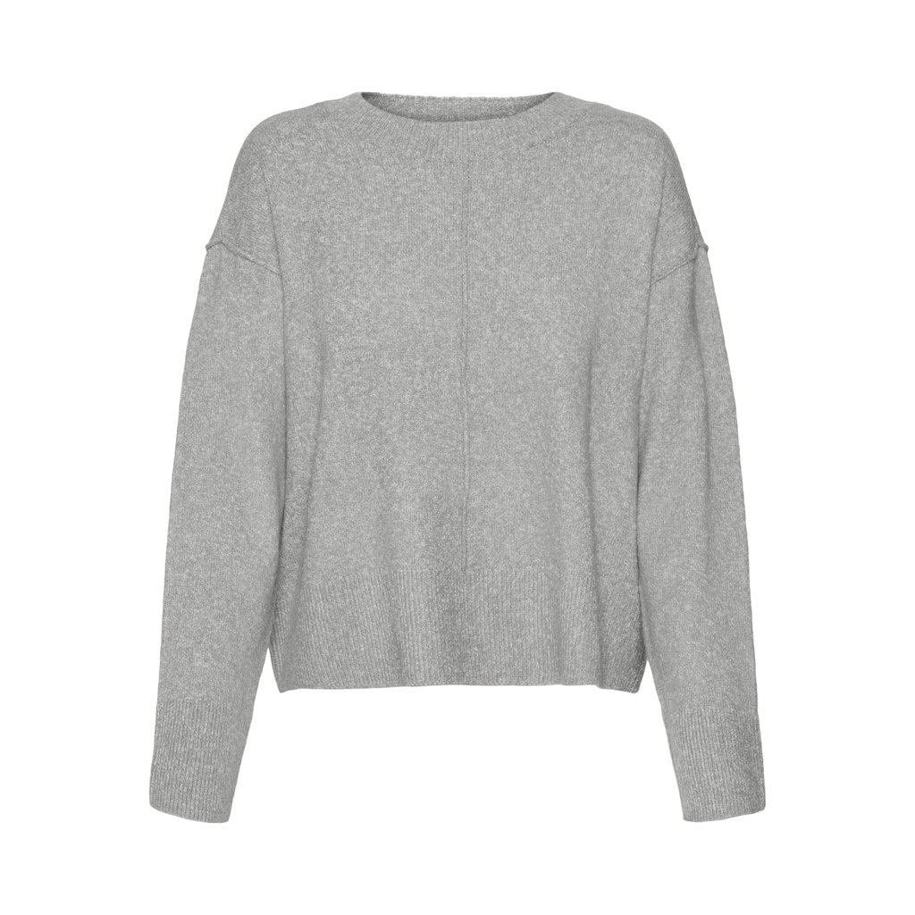 VERO MODA dame strik VMESTI  Light Grey Melange