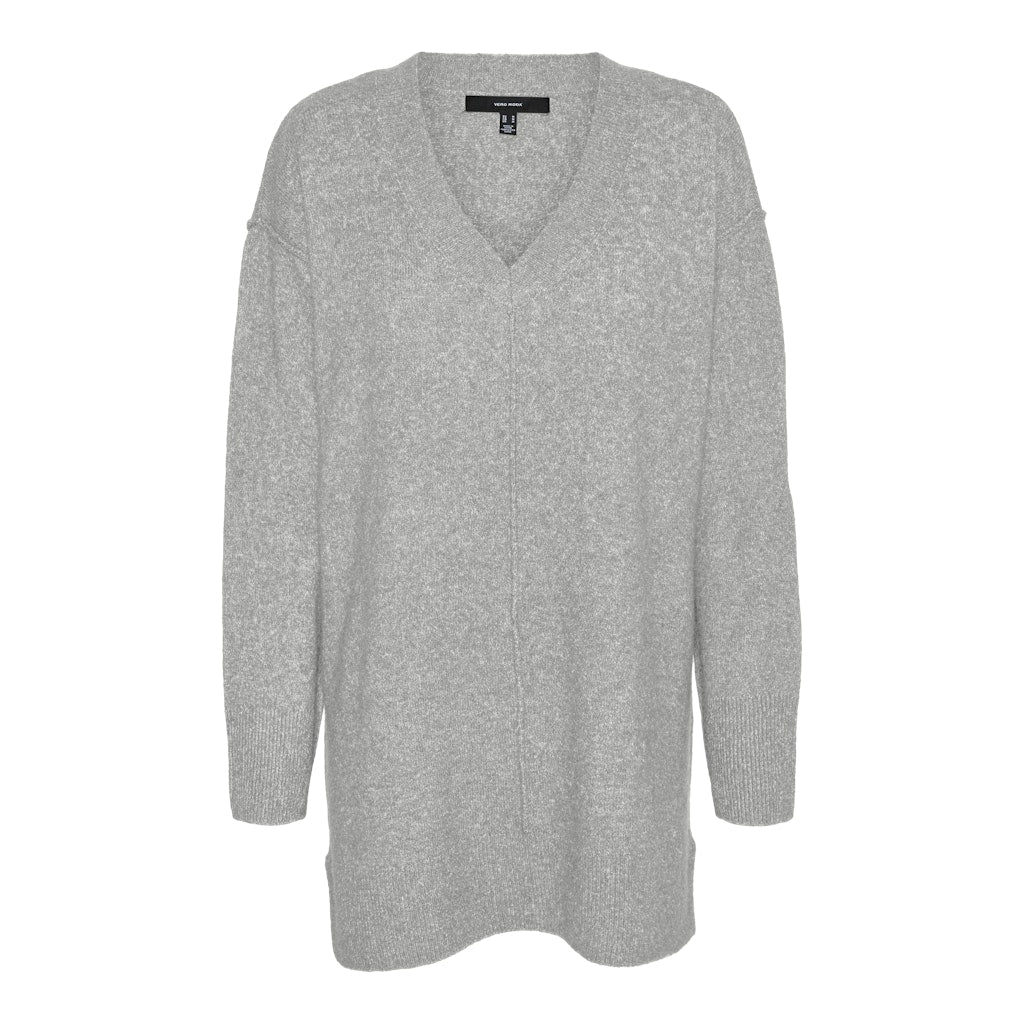 VERO MODA dame strik VMESTI  Light Grey Melange