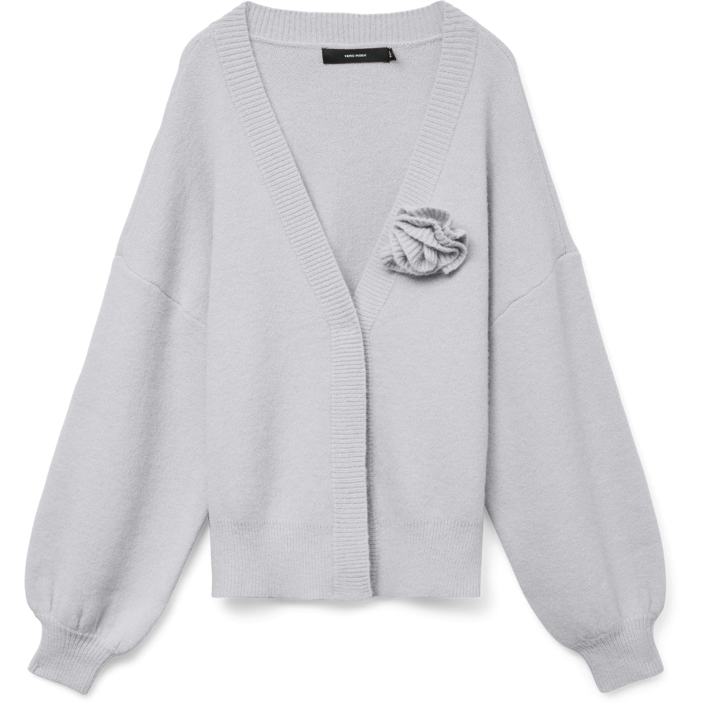 VERO MODE dame cardigan VMCARRIE  Light Grey Melange