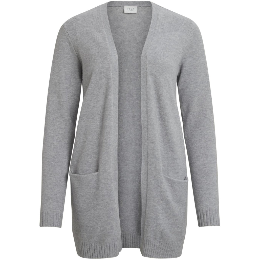 VILA dame cardigan VIRIL  Light Grey Melange