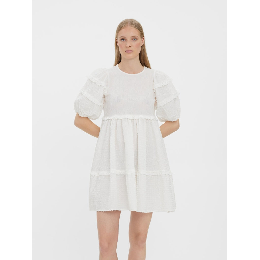 Vero moda dame kjole VMHEIDI  Snow white