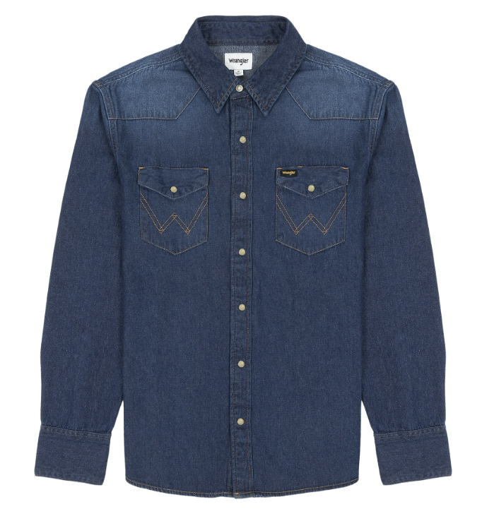 Wrangler Denim Skjorte medium