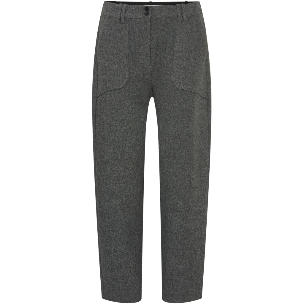 BYOUNG dame bukser BYETONA  Mid Grey Melange