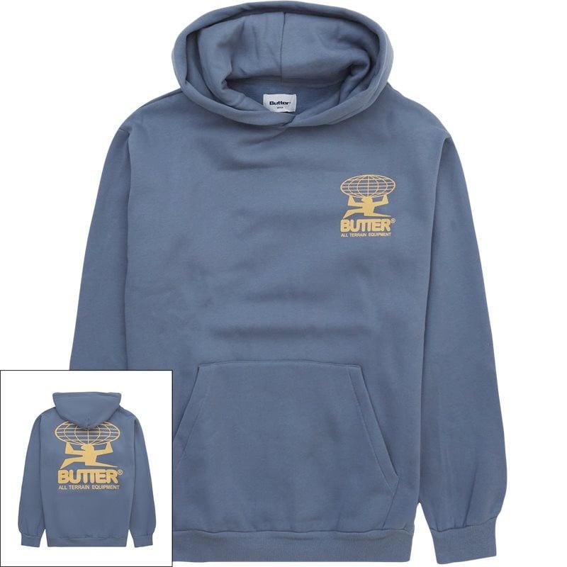 Butter Goods All Terrain Hoodie Blå