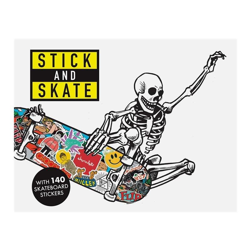 New Mags Stick  Skate Stickers Book Lk Hvid