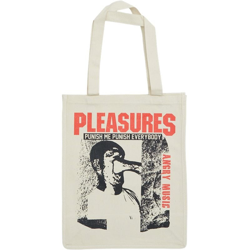 Pleasures Now Punish Tote Bag Beige