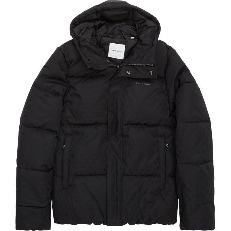 Daily Paper Monogram Puffer Jakke Black