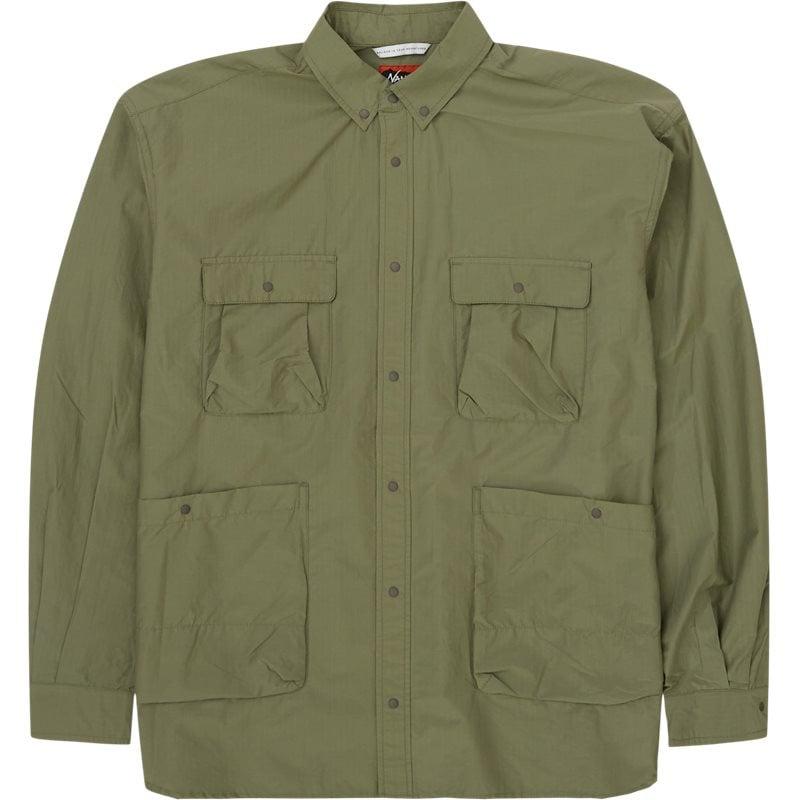 Nanga Cn Ripstop Camp Skjorte Olive
