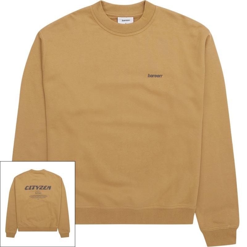 Bareen Brax Graphic Oversized Crewneck Antique Bronze