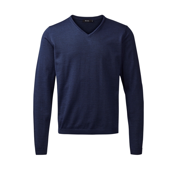Belika Pullover  Vhals  Indigoxl
