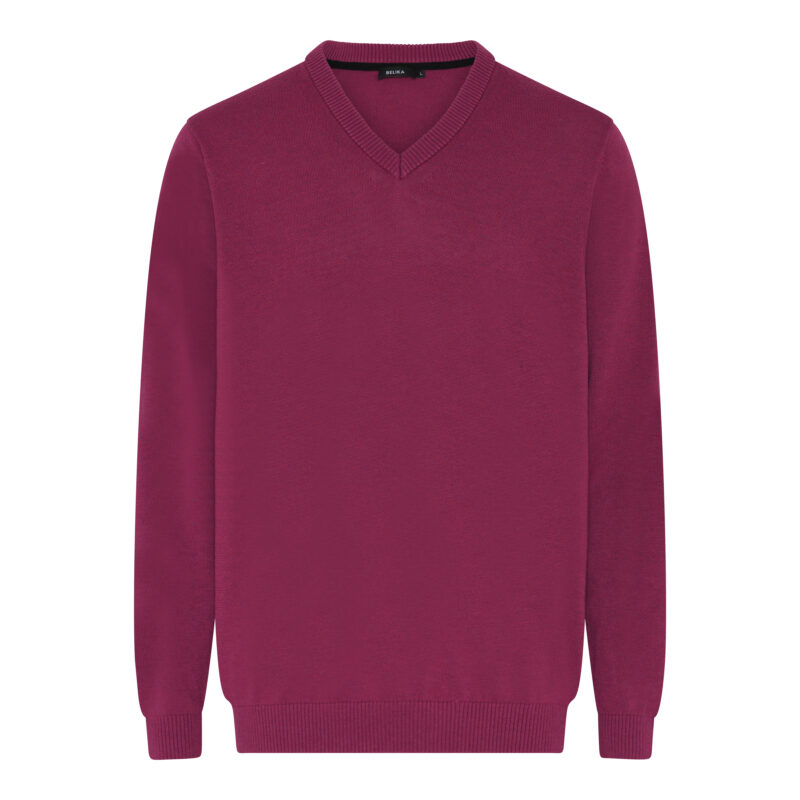 Belika Pullover  Vhals  Red Hydrangeaxlarge