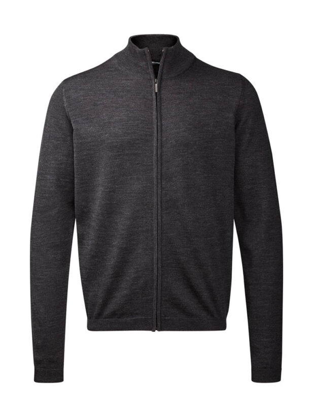 Belika Zipcardigan  Dark Charcoal Melangexlarge