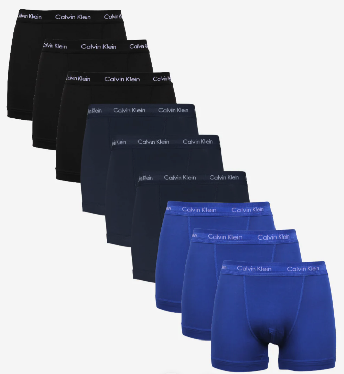 Calvin Klein Trunks pak Blacknavybluexsmall