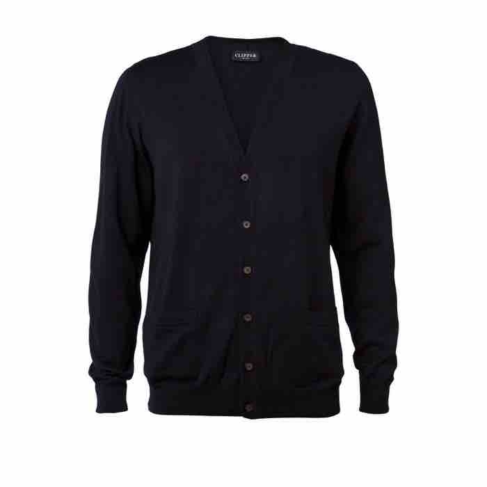 Clipper Milan Cardigan V Neck Buttons xlarge