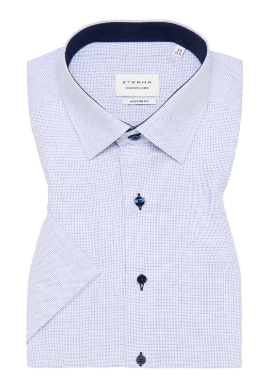 Eterna Skjorte Modern Fit Kort Ærmer  Cp xl
