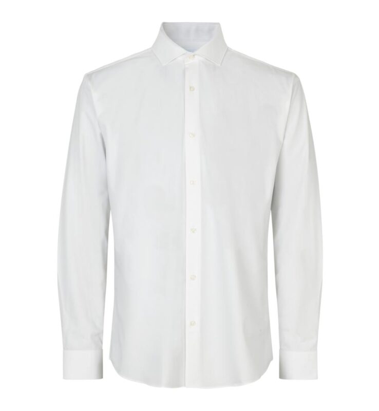 Seven Seas Hybrid Skjorte Modern Fit S Whitel