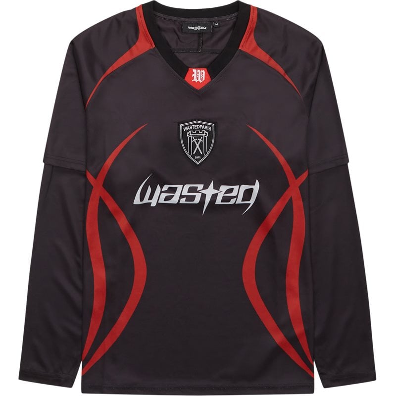 Wasted Paris Blade Football Jersey Age Tshirts Black