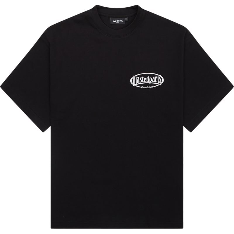 Wasted Paris Yard Boxy Tshirt Tshirts Black