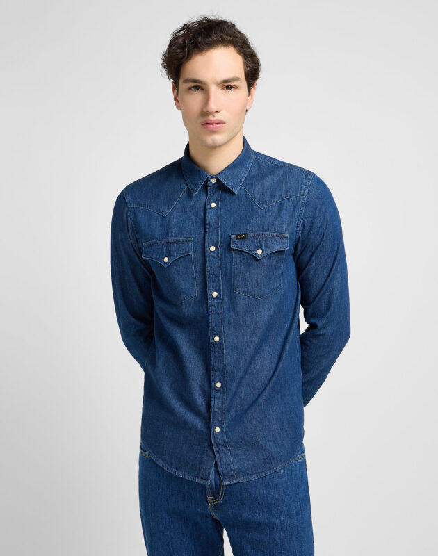Lee Skjorte Western Mid Stonexxsmall