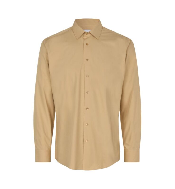 Seven Seas Hybrid Skjorte Slim Fit S Sandl