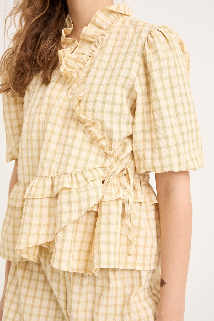 AView  Bluse  Aulina Blouse  Pale yellow