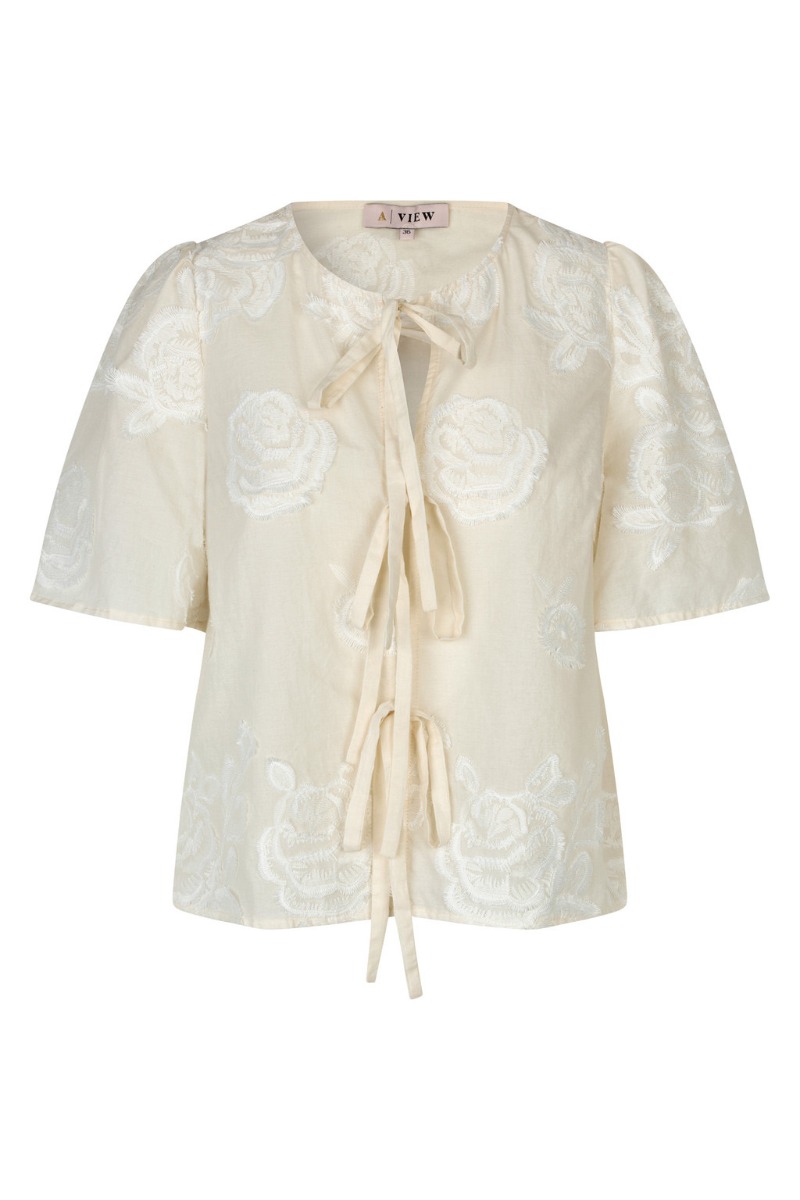 AView  Bluse  Rosamarie Cardigan  Light sand
