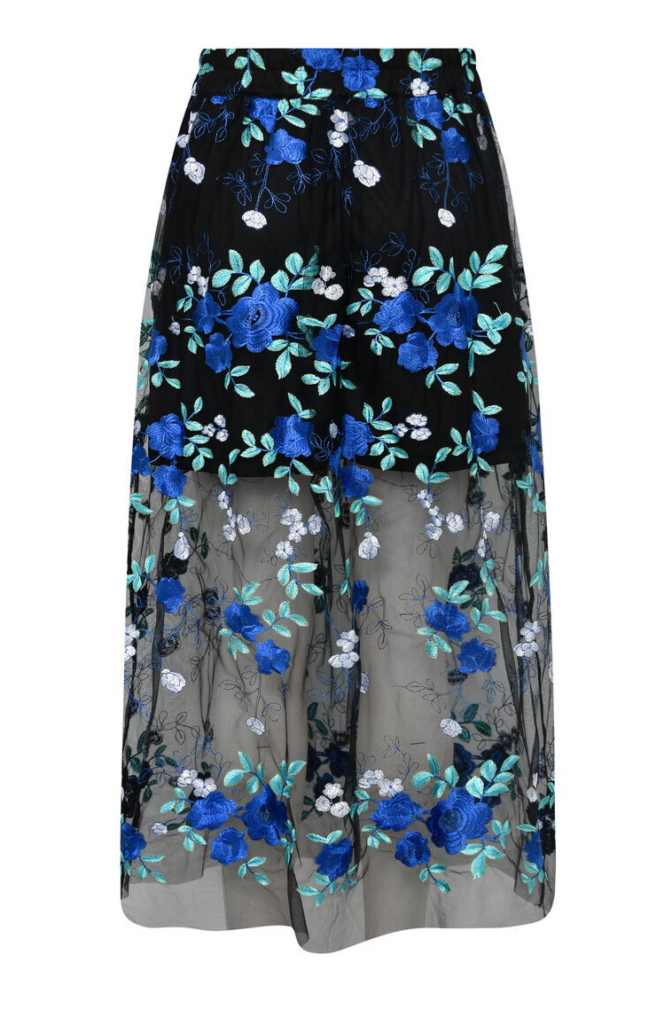 AView  Nederdel  Fuschia Skirt  BlackBlue