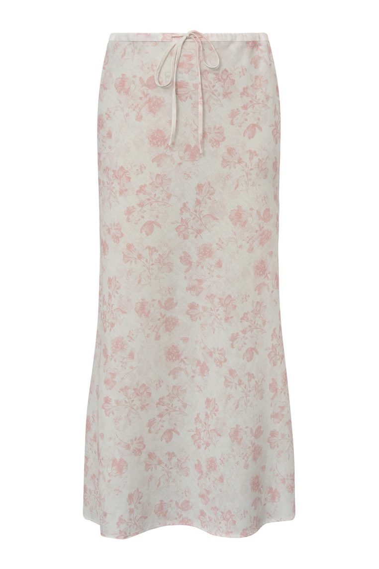 AView  Nederdel  Lin Maxi Skirt  SandPale pink