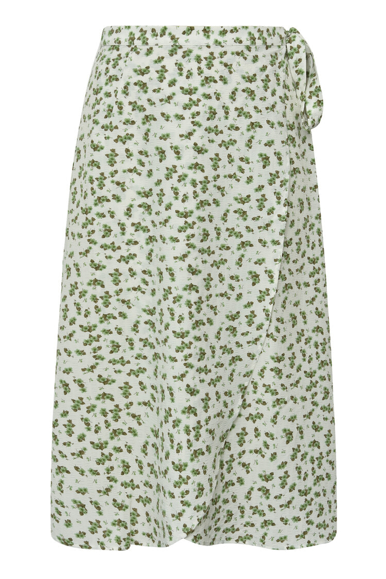 AView  Nederdel  Peony Wrap Skirt  Whitegreen