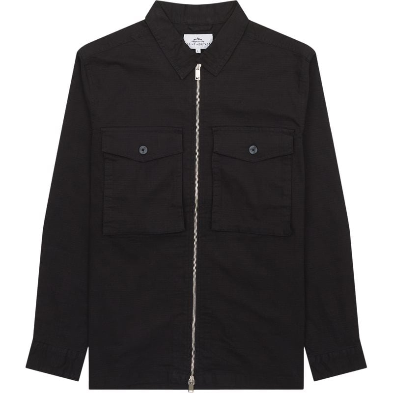 Alpine Heritage Nikon Zip Skjorte Black