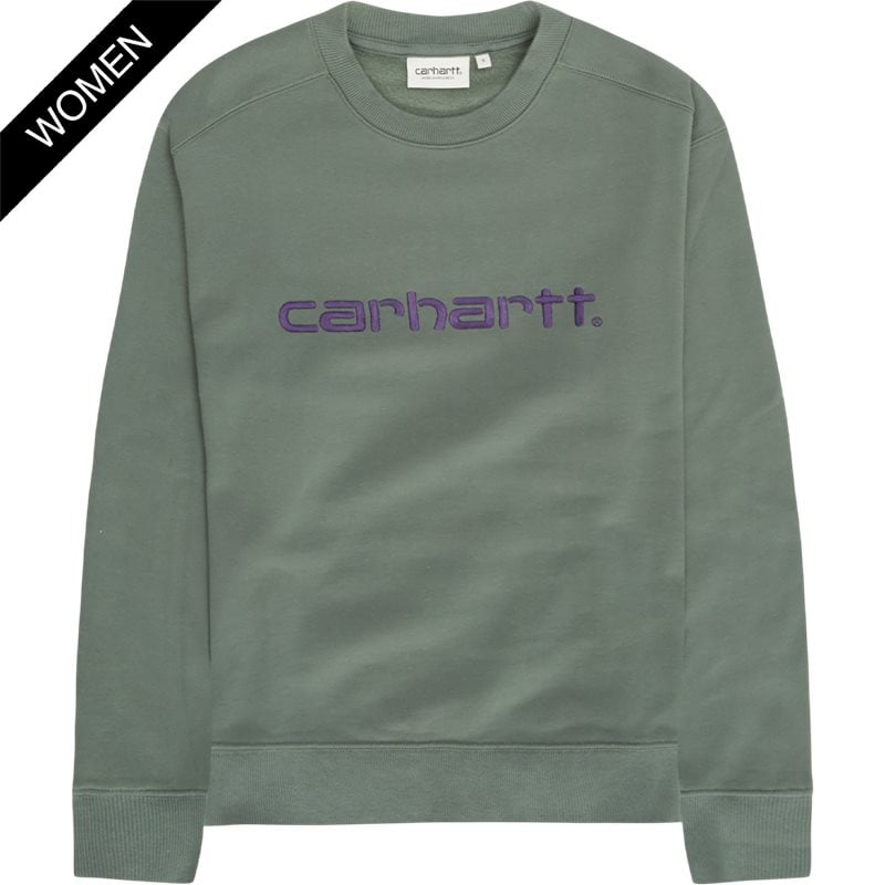 Carhartt Women W Carhartt Sweat I Duck Greenaura
