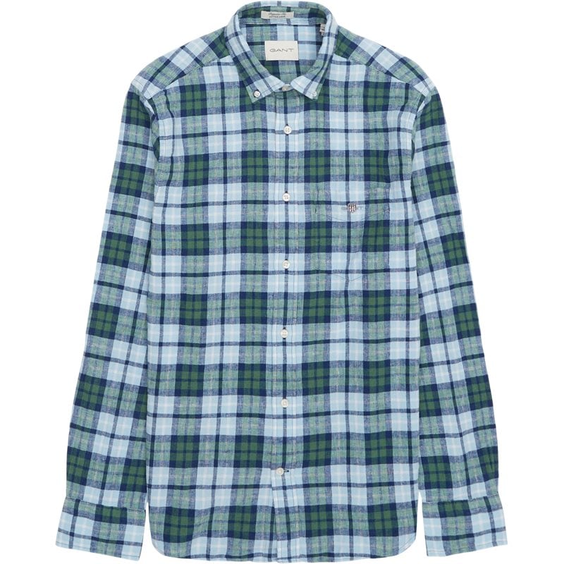 Gant  Cotton Linen Check Skjorte