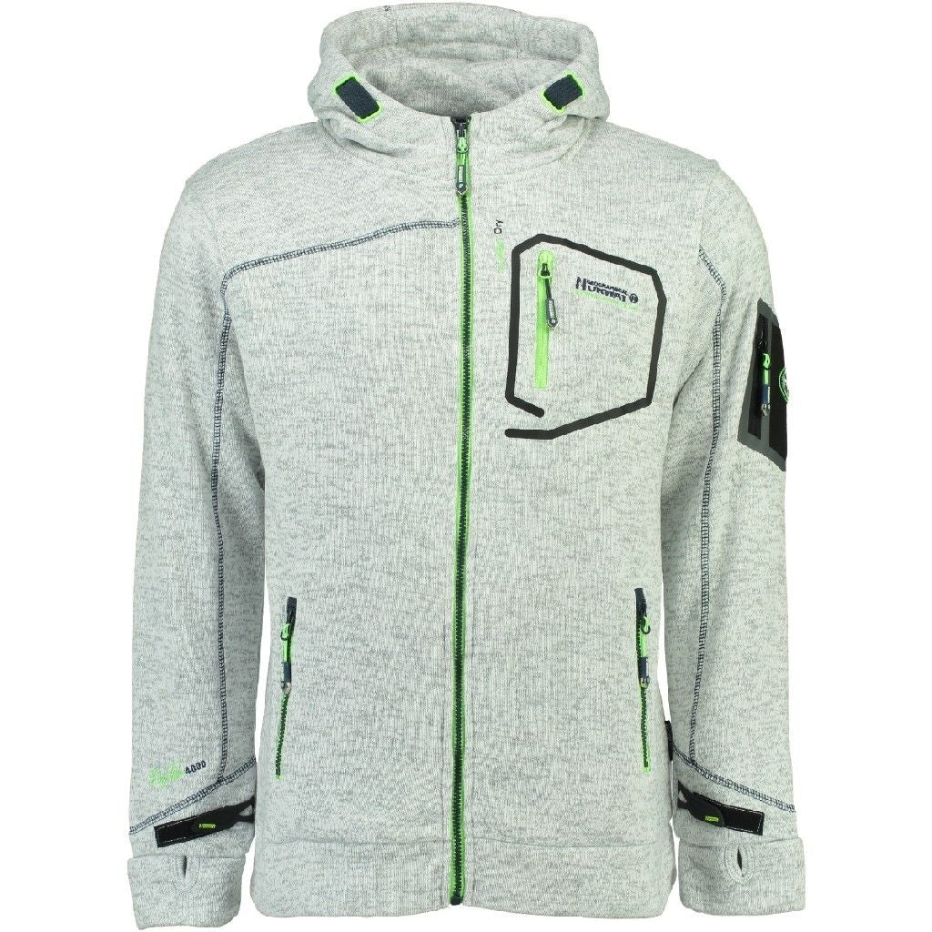 Geographical Norway Herre Fleece Jakke Telescope  White