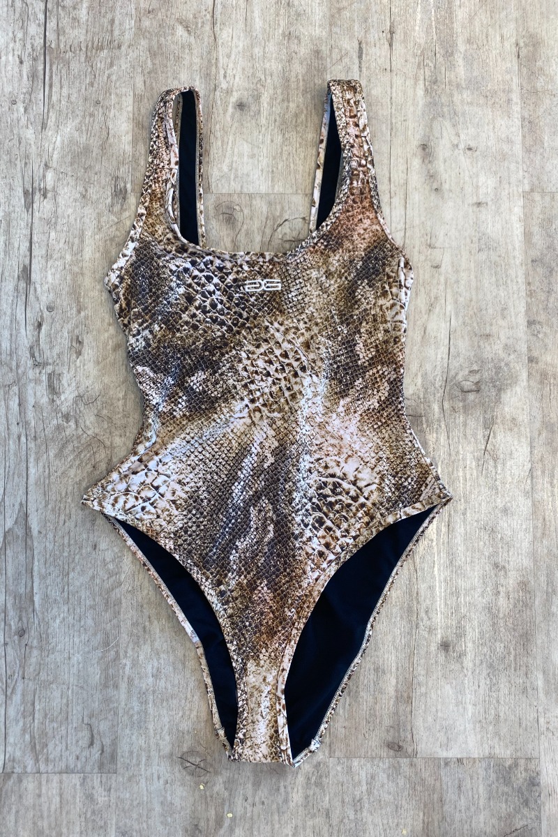 Gestuz  Badedragt  GZsage P Swimsuit  Golden snake