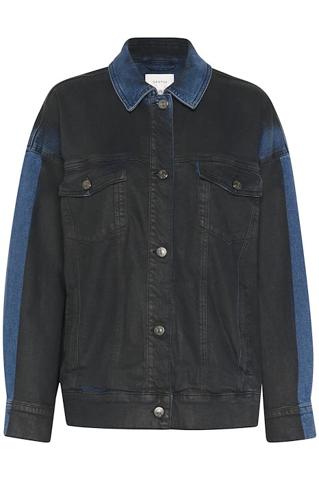 Gestuz  Jakke  TimmieGZ OZ Jacket  Blueblack Washed