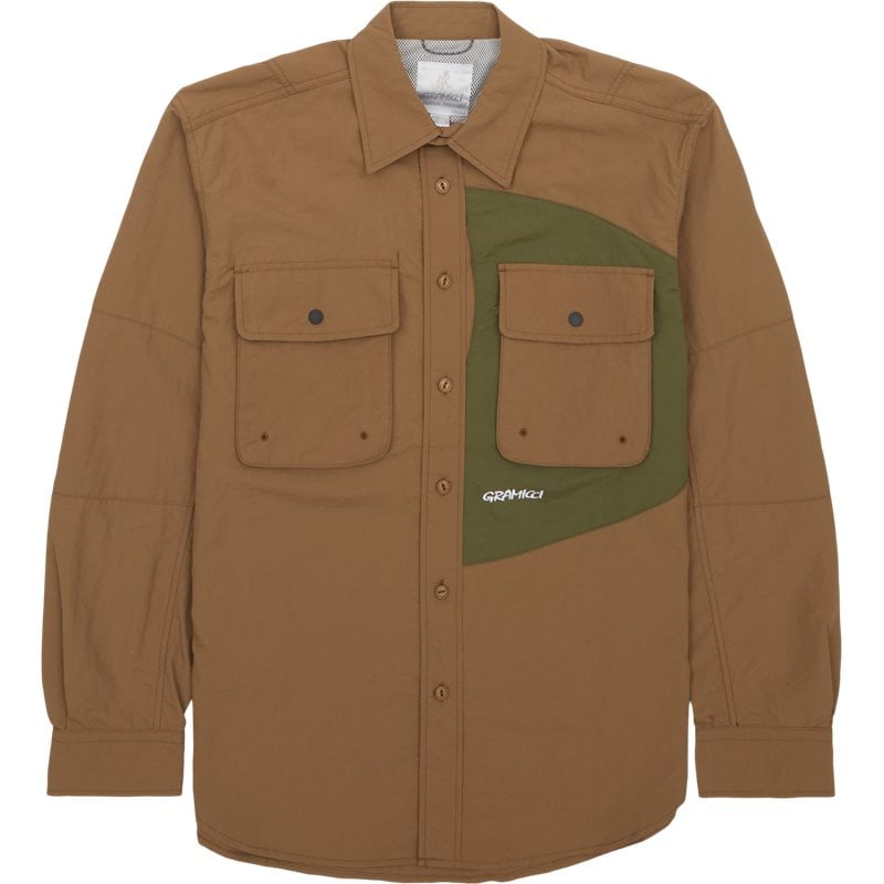 Gramicci Brentwood Nylon Shirt Brown