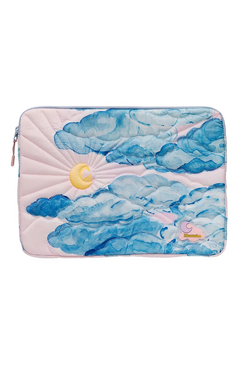 Maanesten  Taske  Computer Sleeve quot Moonshine Rose  BlueRose