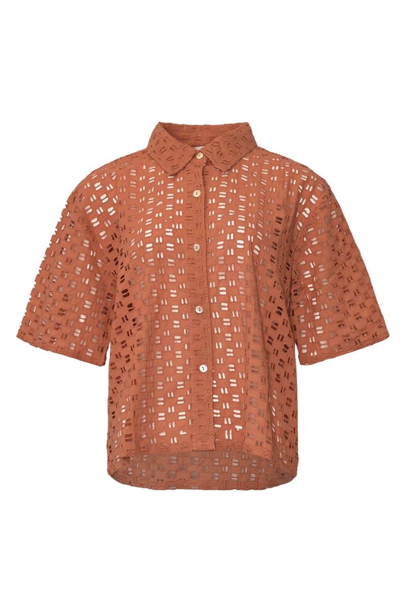 Noella  Bluse  Kealy Shirt  Terracotta