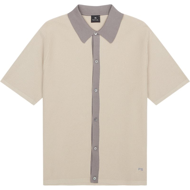 Ps By Paul Smith  Knitted Contrast Skjorte