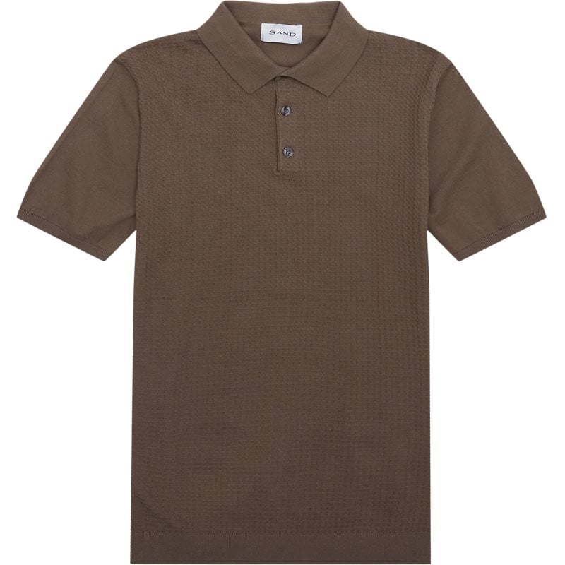 Sand  Retro Polo Tshirt