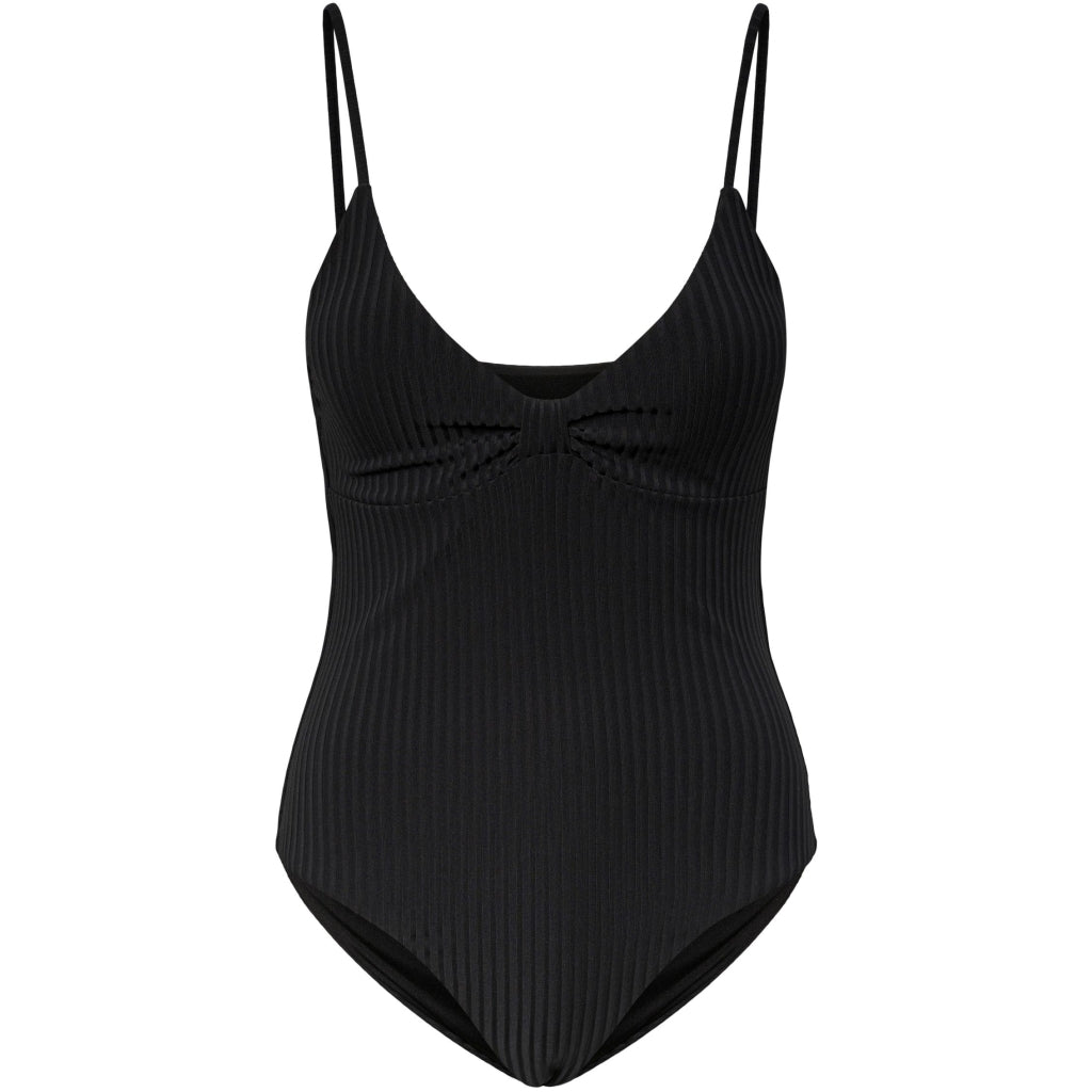 pieces dame PCBIB SWIMSUIT SWW BC  Black